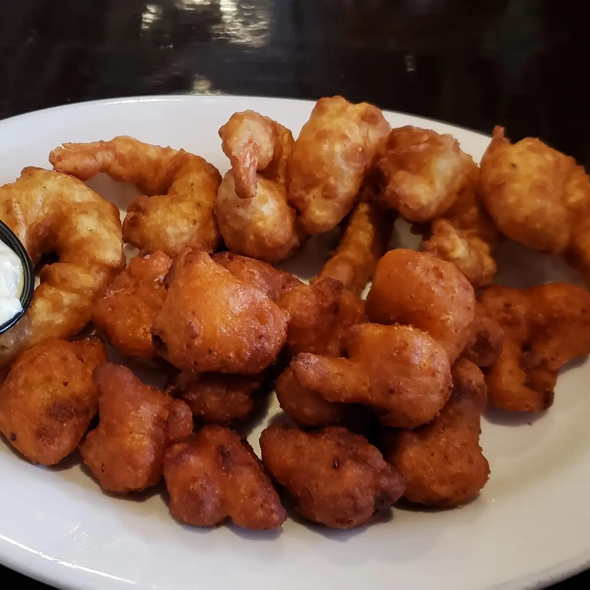 Beer Battered Shrimp & Chips