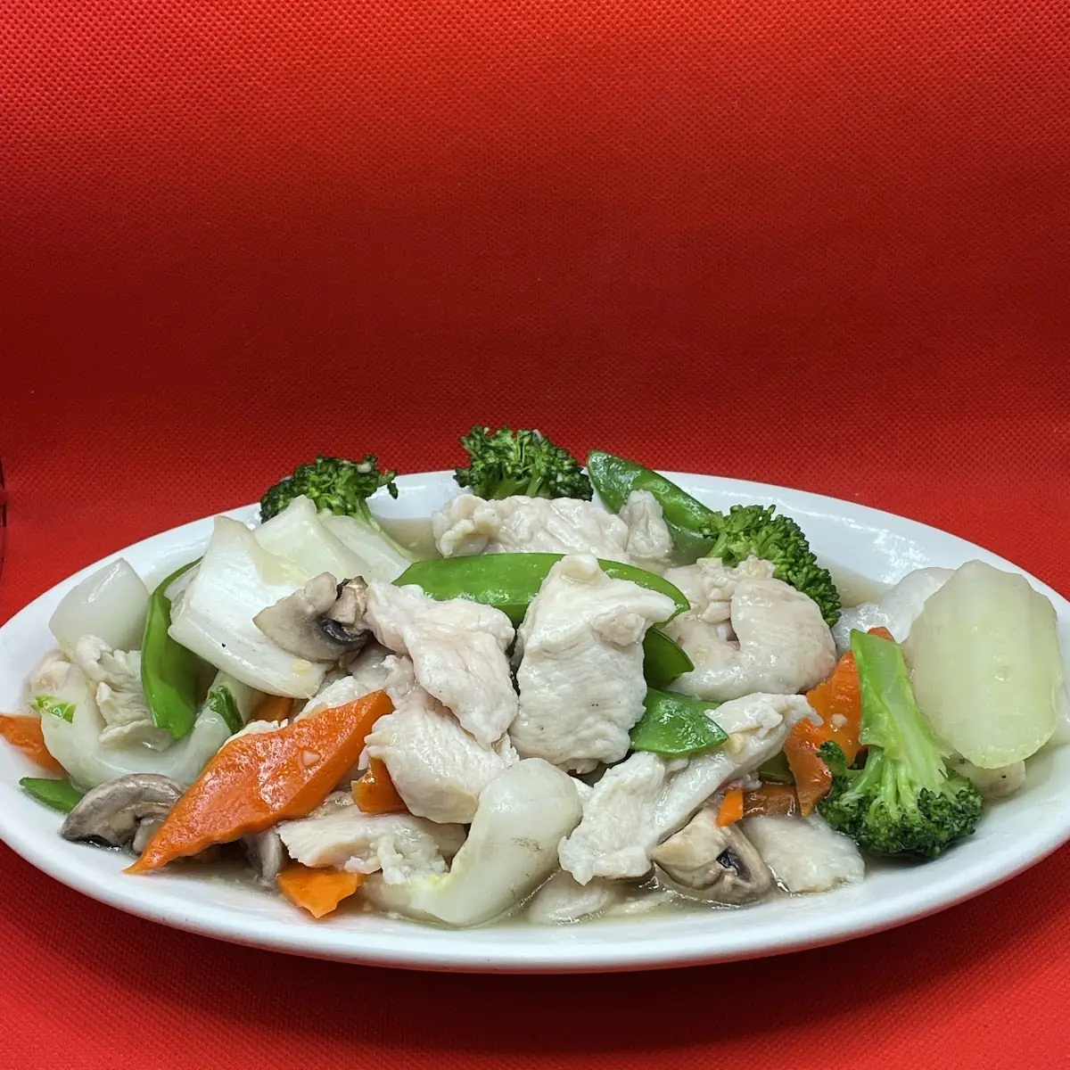 Steamed Chicken w Mixed Vegetables