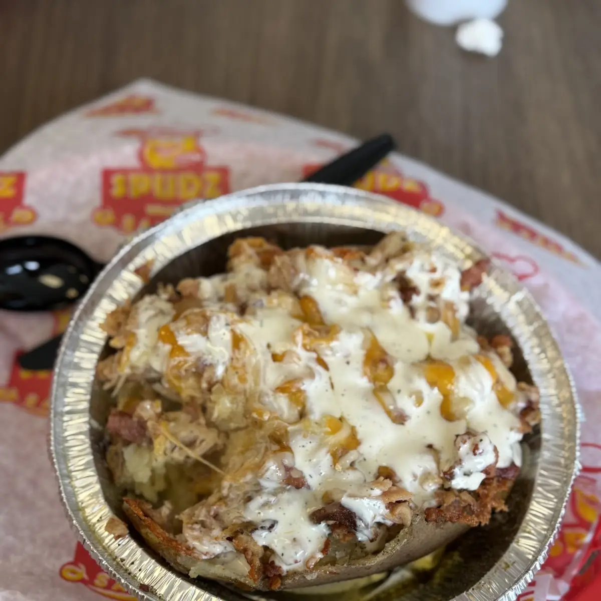 Loaded Spud & 1 2 House Salad