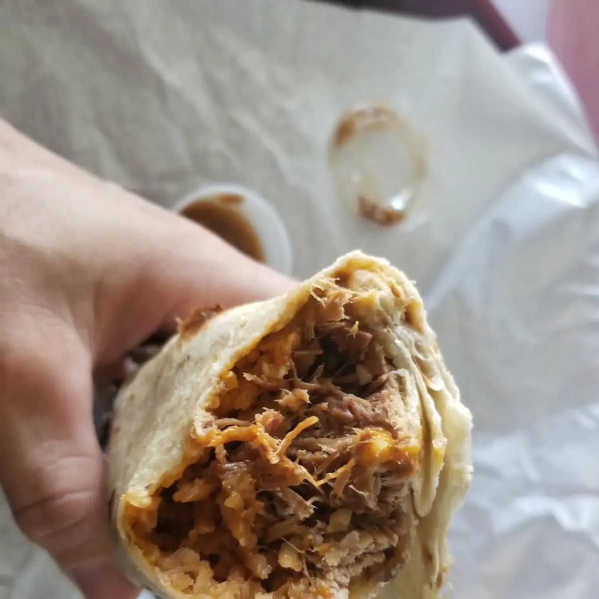 Shredded Beef Burrito