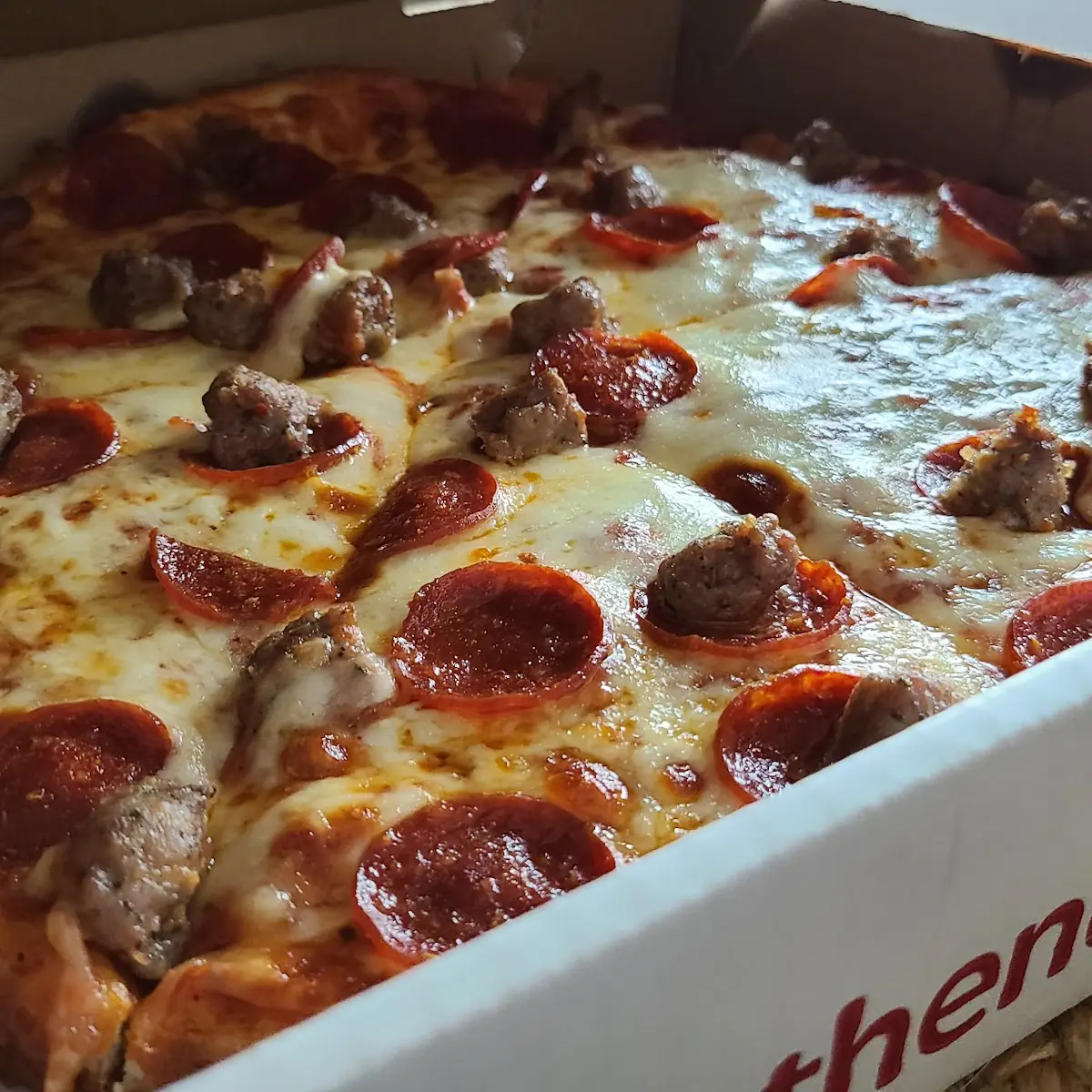 Small Pepperoni and Sausage Pizza