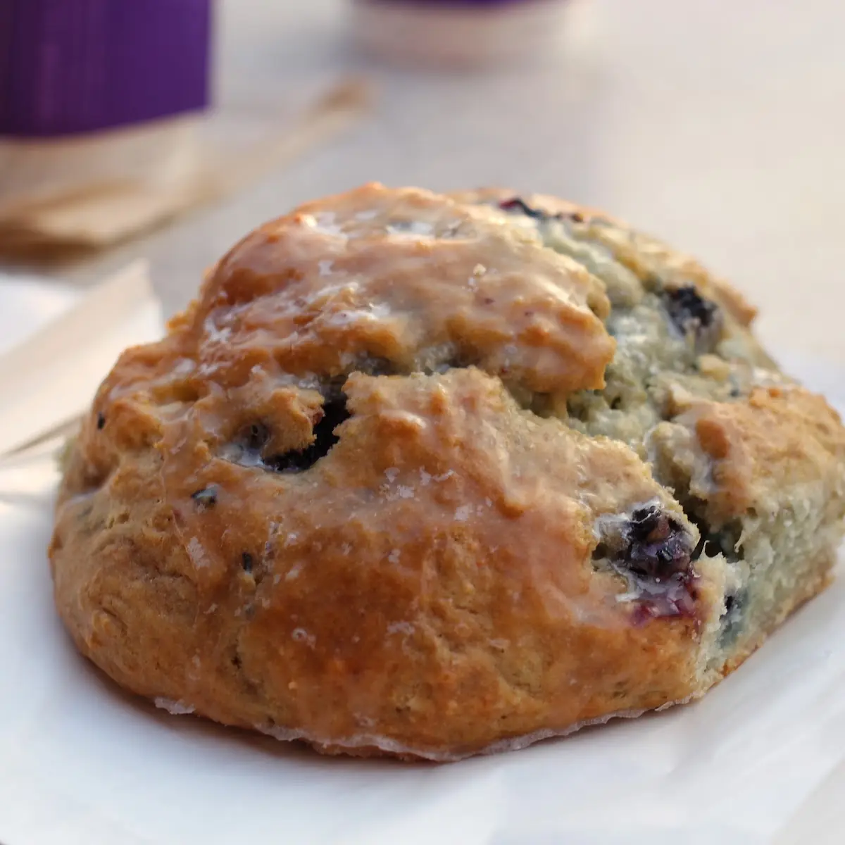 Blueberry Cream Cheese Scone