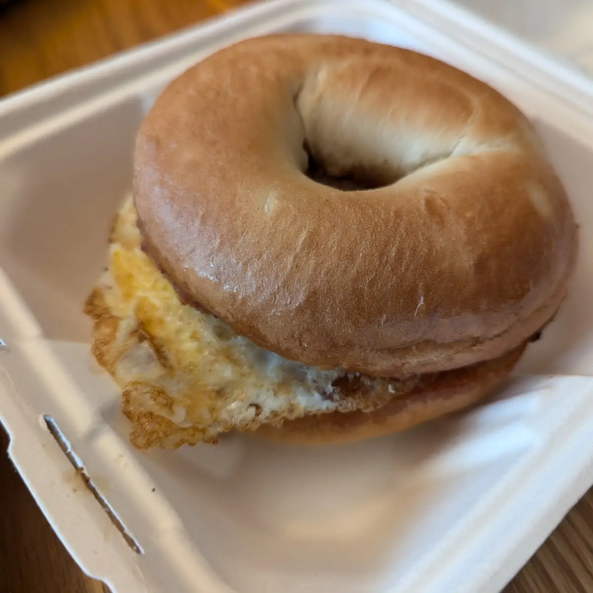 Breakfast Sandwich on a Bagel
