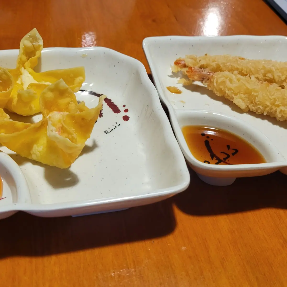 Tempura Shrimp and Crab Rangoon