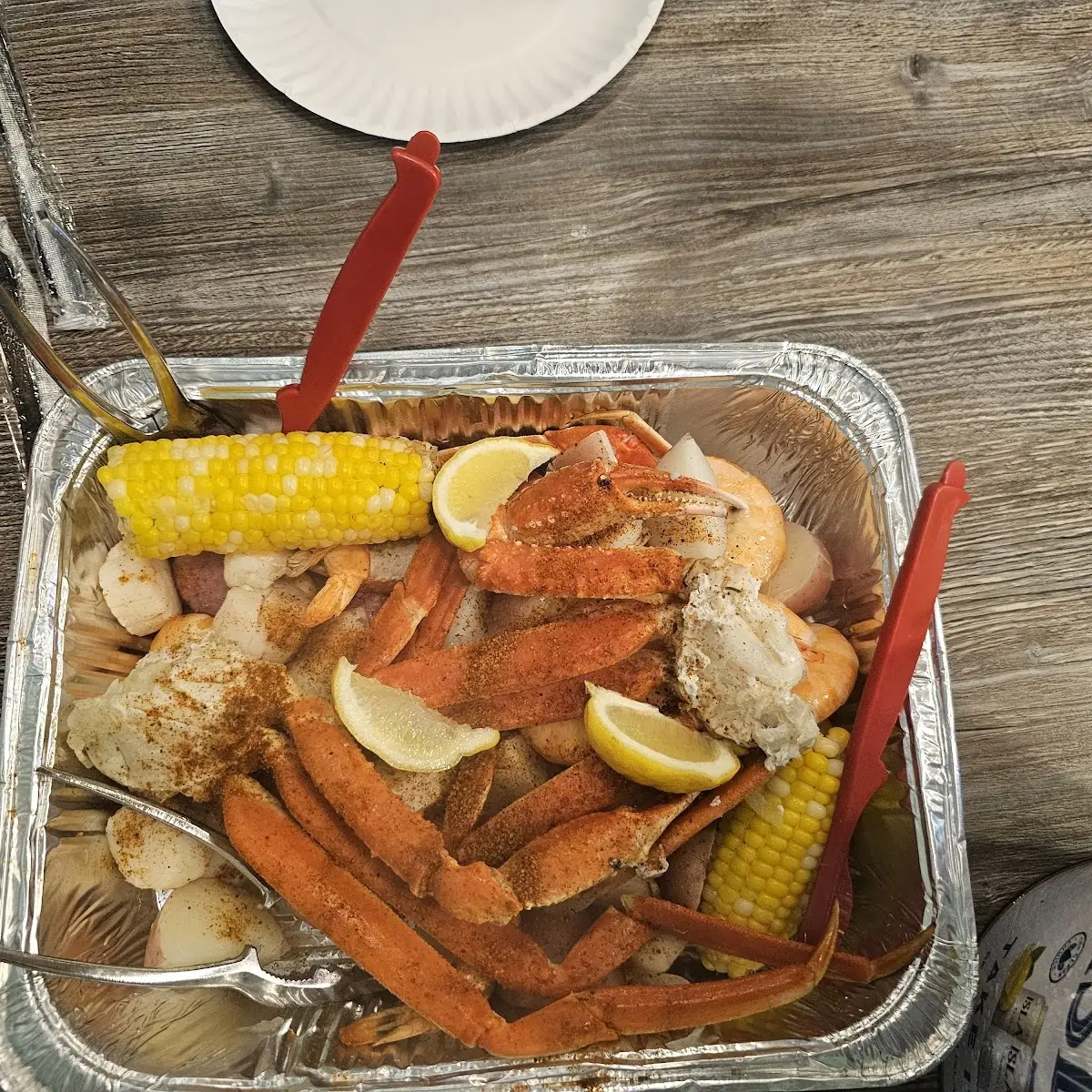 Steamed Snow Crab Boil with Corn