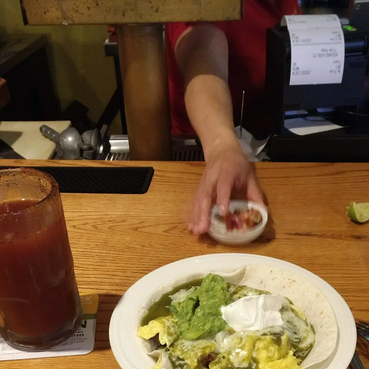 Open Face Breakfast Burrito