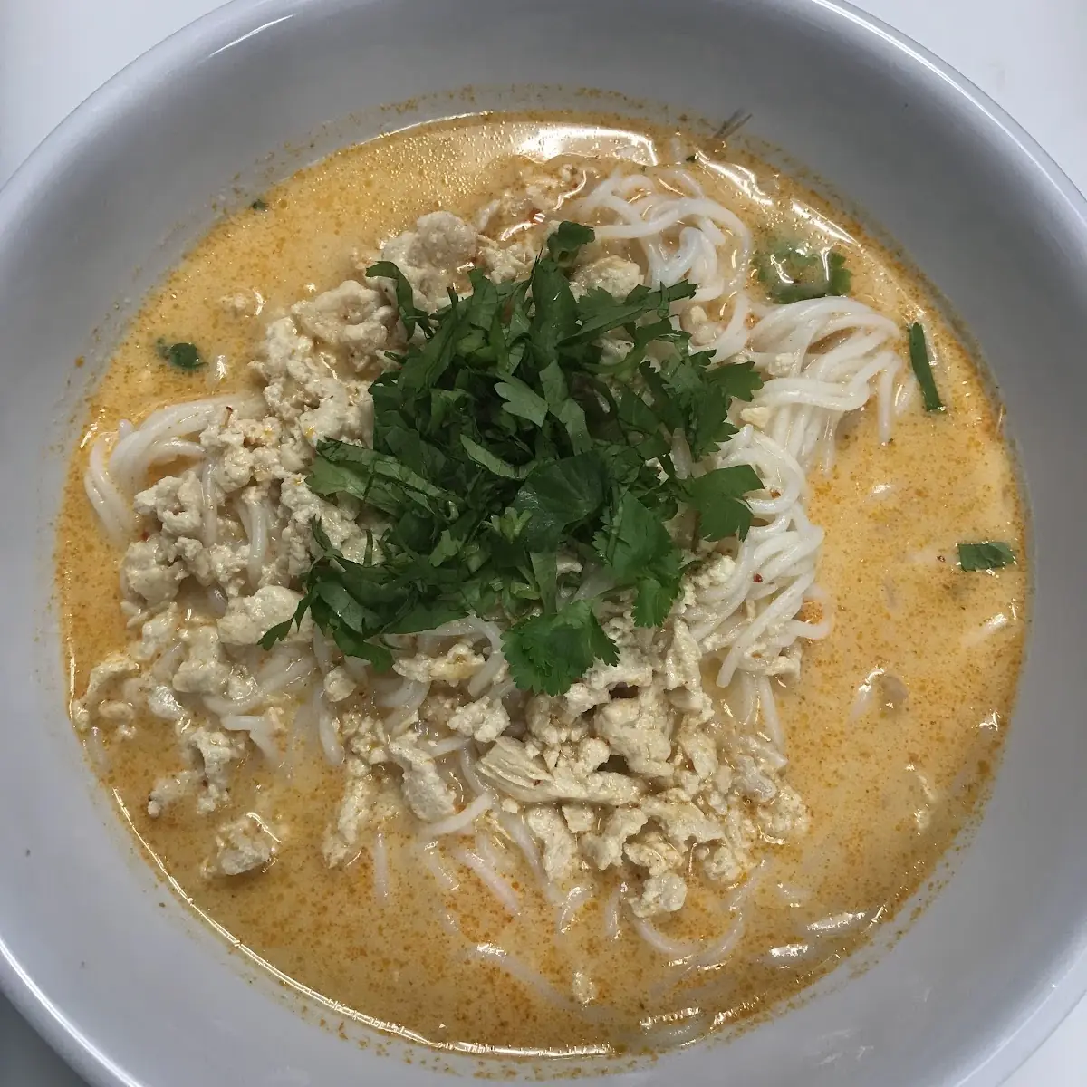 Chicken Coconut Noodle Soup