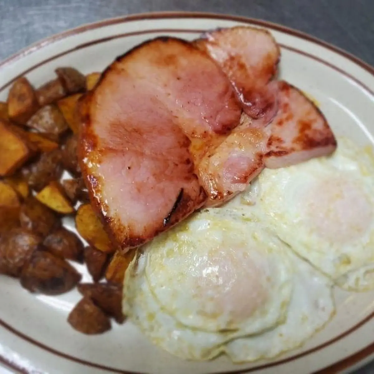 2 Eggs & 1 2 lb Ham Steak