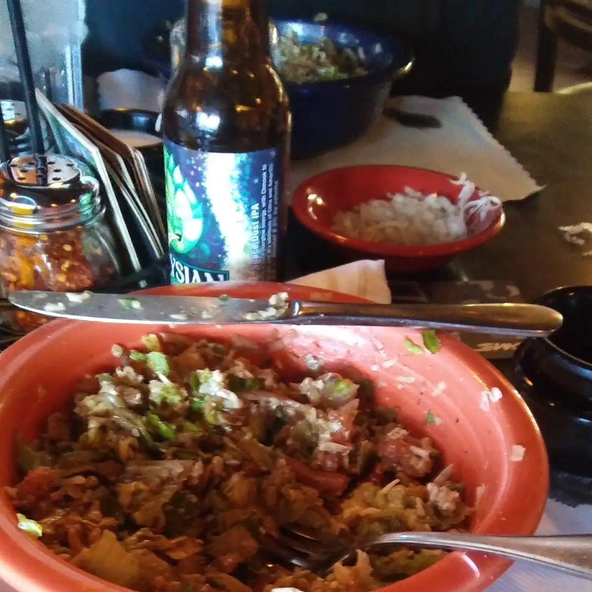 Large Dinner Salad with Italian Dressing