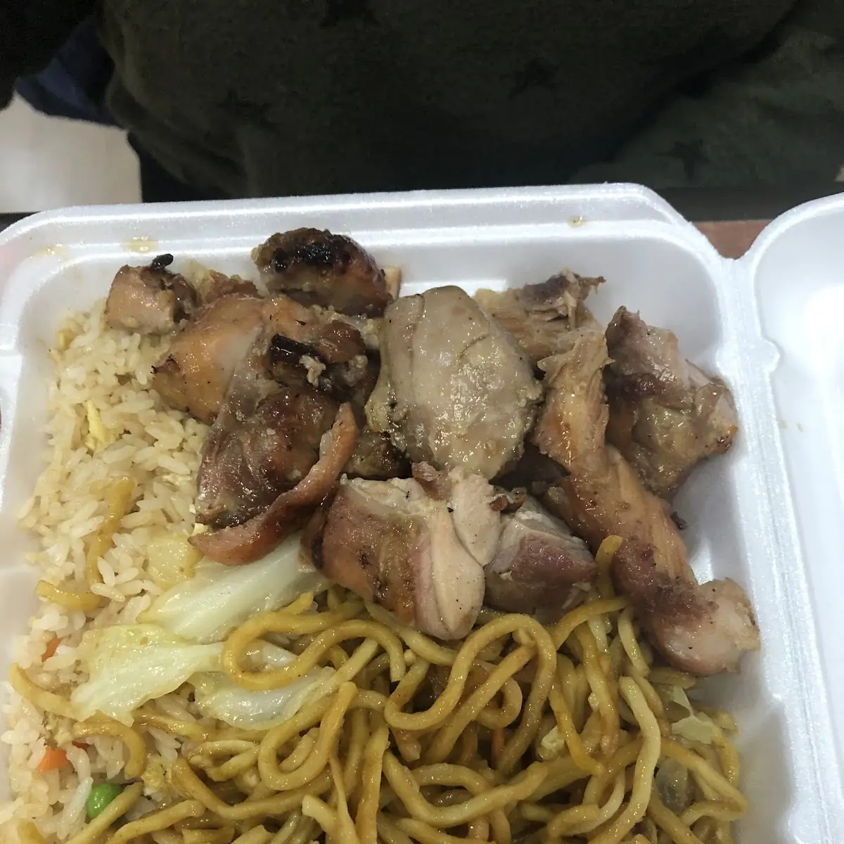 Chicken Teriyaki w Rice & Noodles