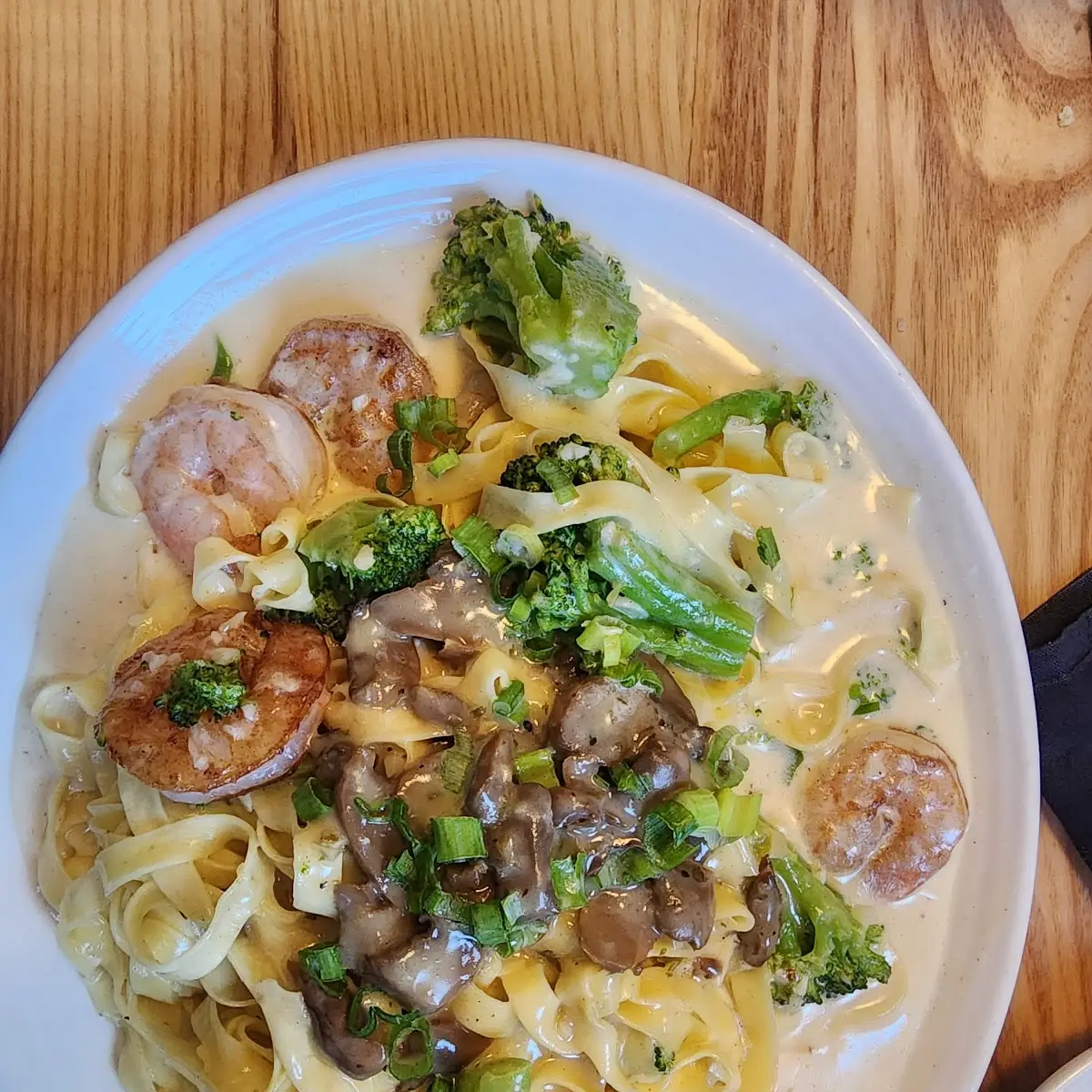Chicken & Shrimp Carbonara