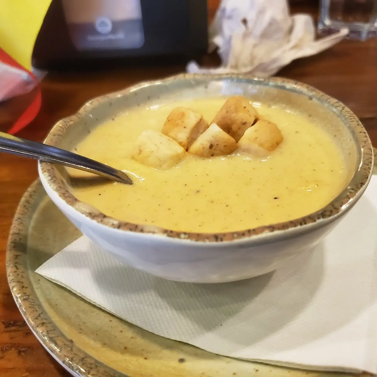 Beer Cheddar Soup V