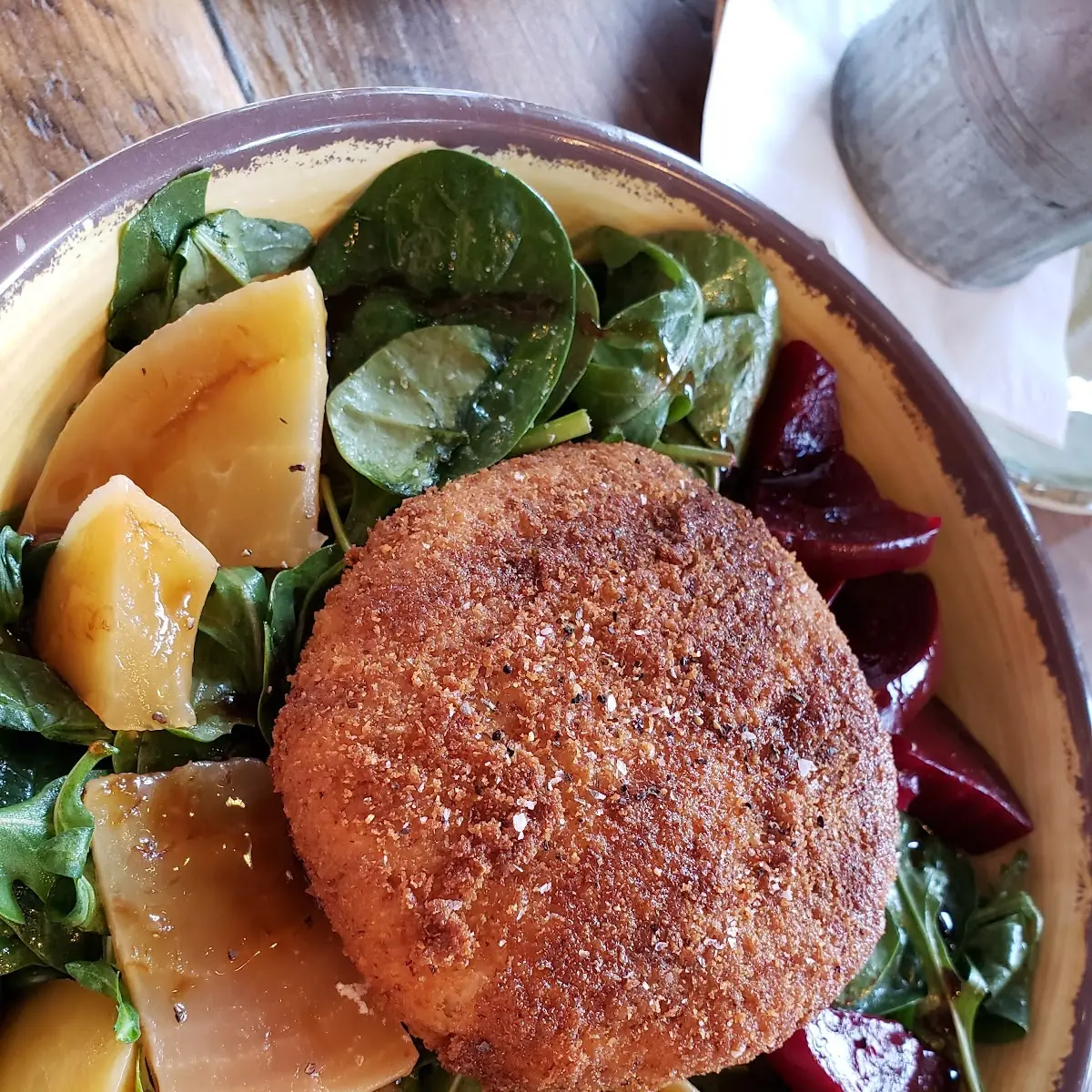 Crispy Goat Cheese Salad V