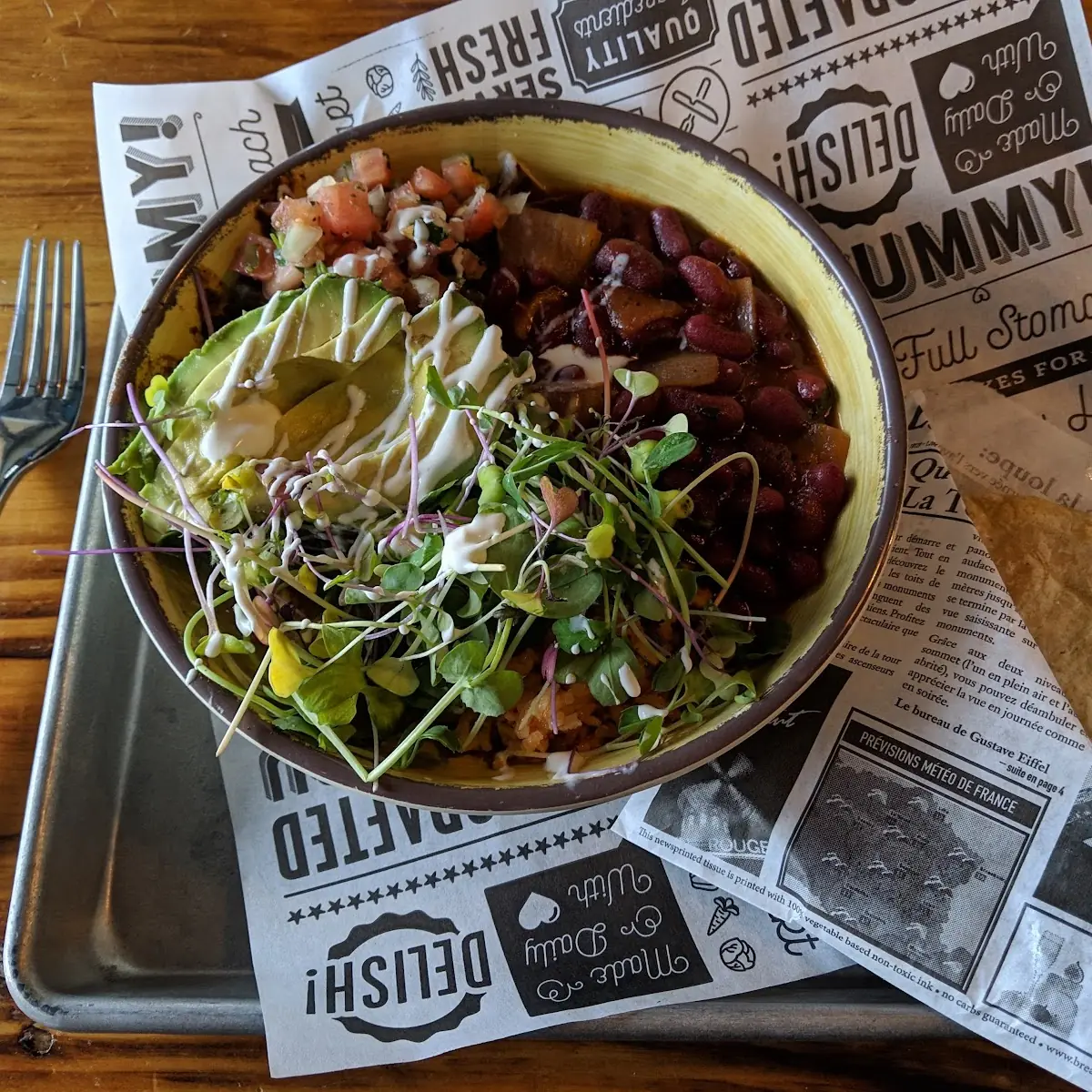 Smoked Chicken and Rice Bowl