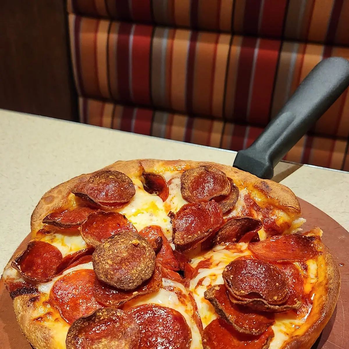 Small Double Pepperoni Pan Pizza