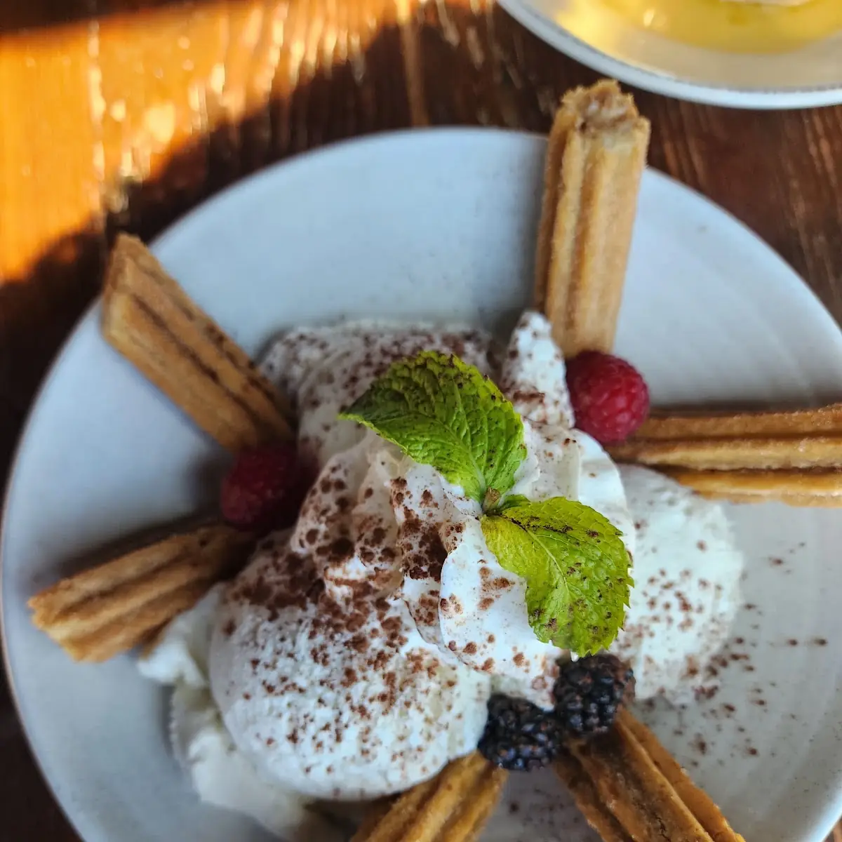 Churro with Vanilla Bean Ice Cream