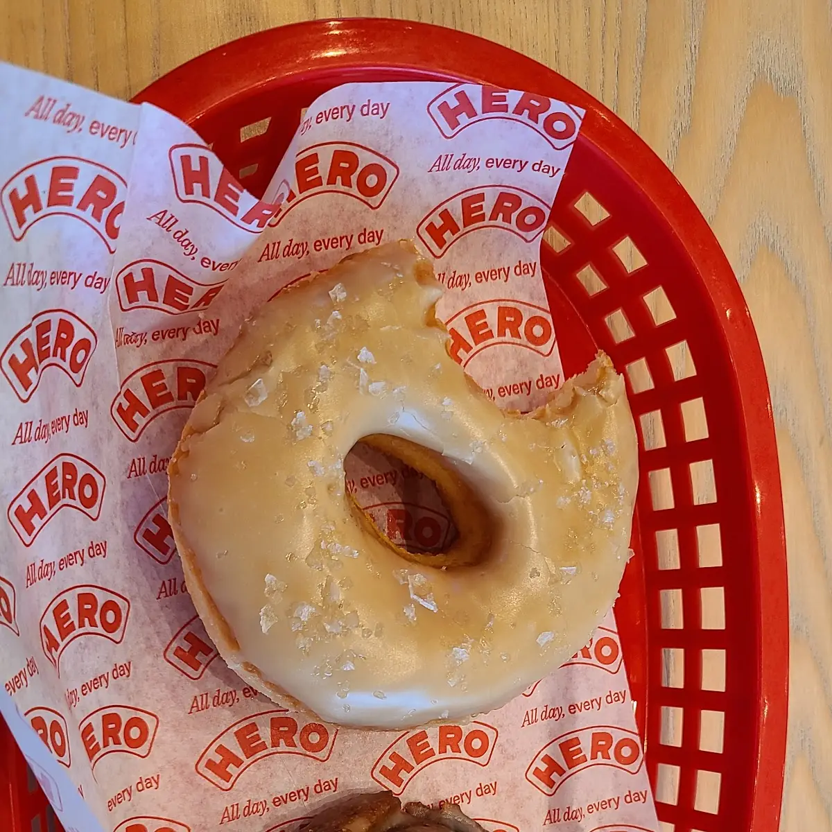 Bread Pudding Doughnut Maple & Sea Salt Doughnut