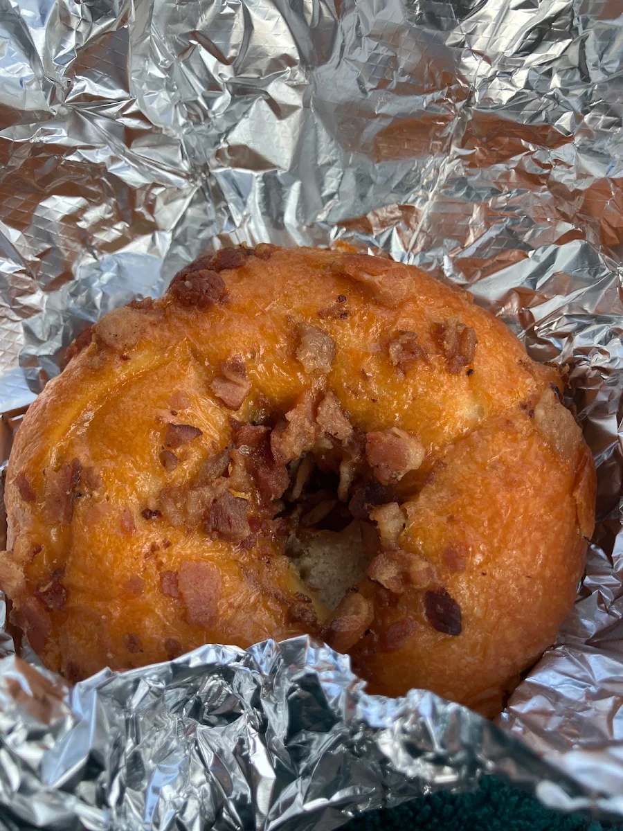 Bacon Cheddar Bagel