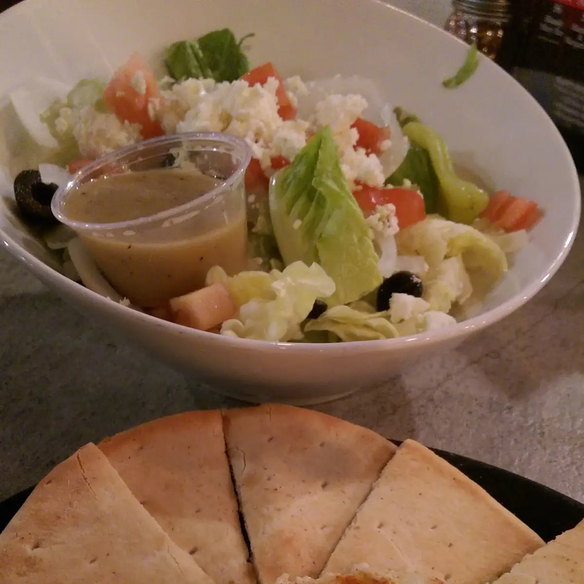 Hummus & Greek Salad
