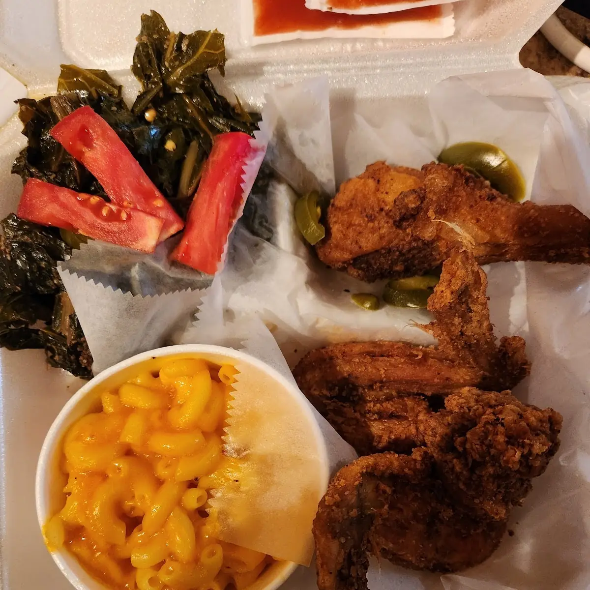 Fried Chicken Mac N Cheese