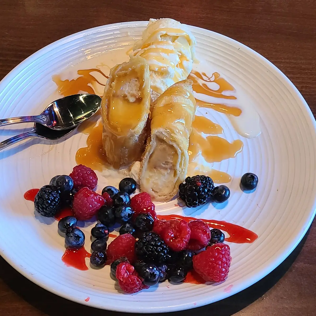 Banana Caramel Spring Roll