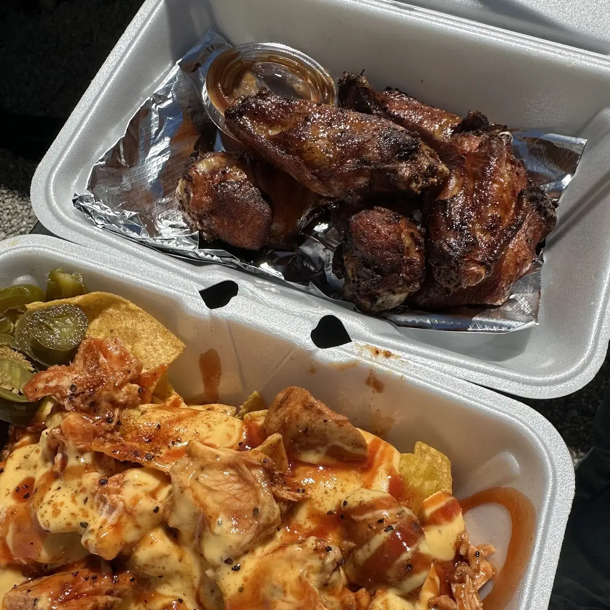 BBQ Chicken Nachos