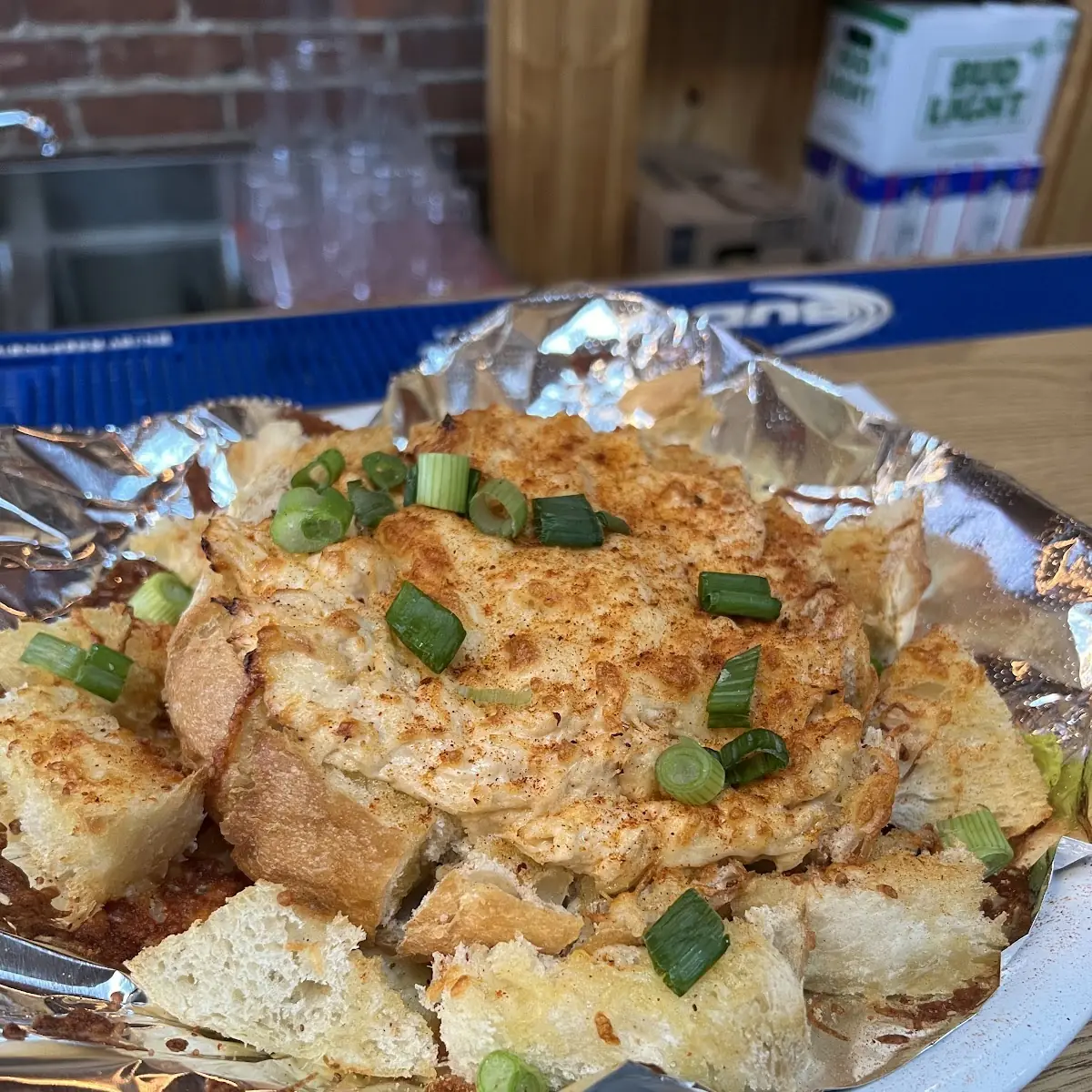 Crab Dip in a Bread Bowl