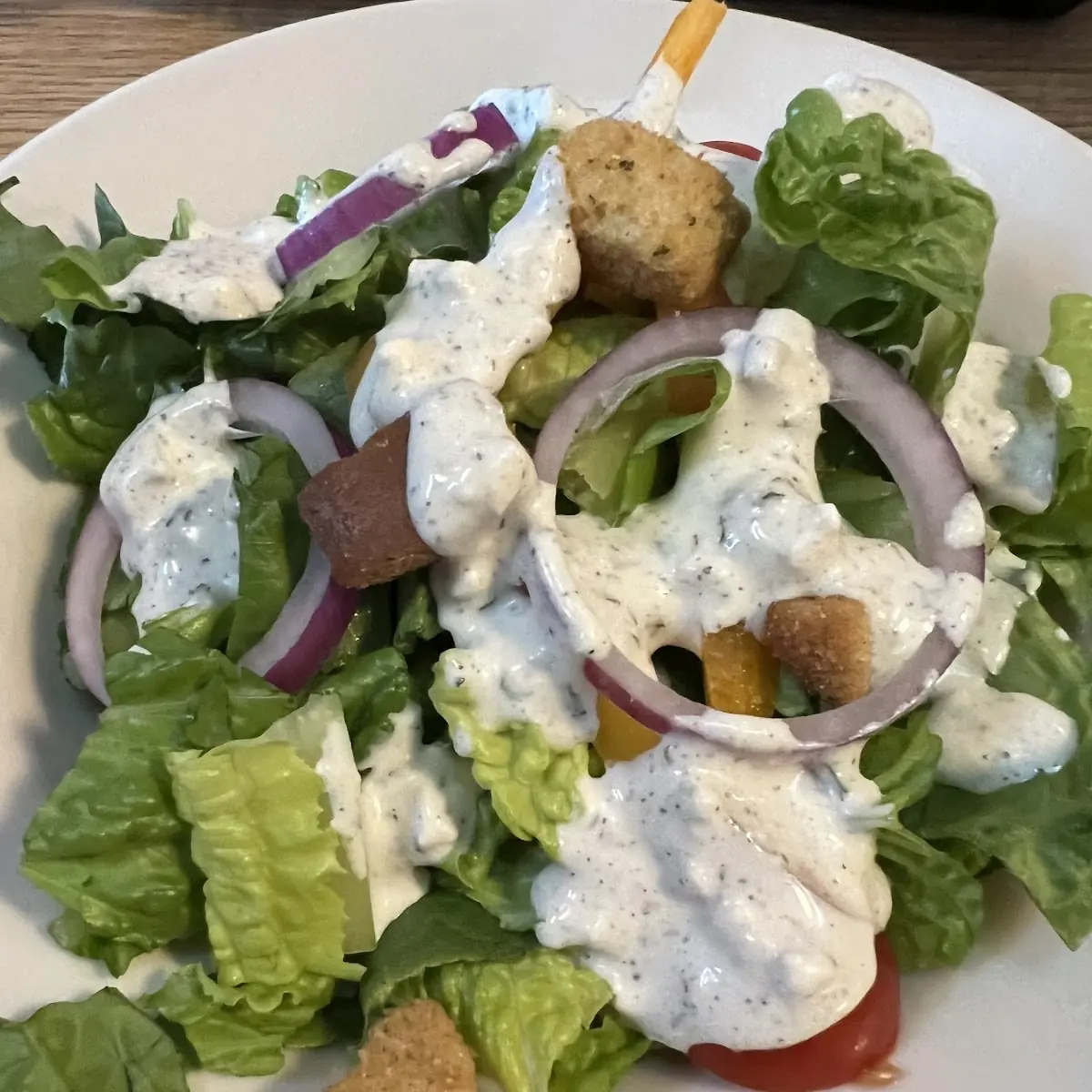 Side Salad with Bleu Cheese Dressing