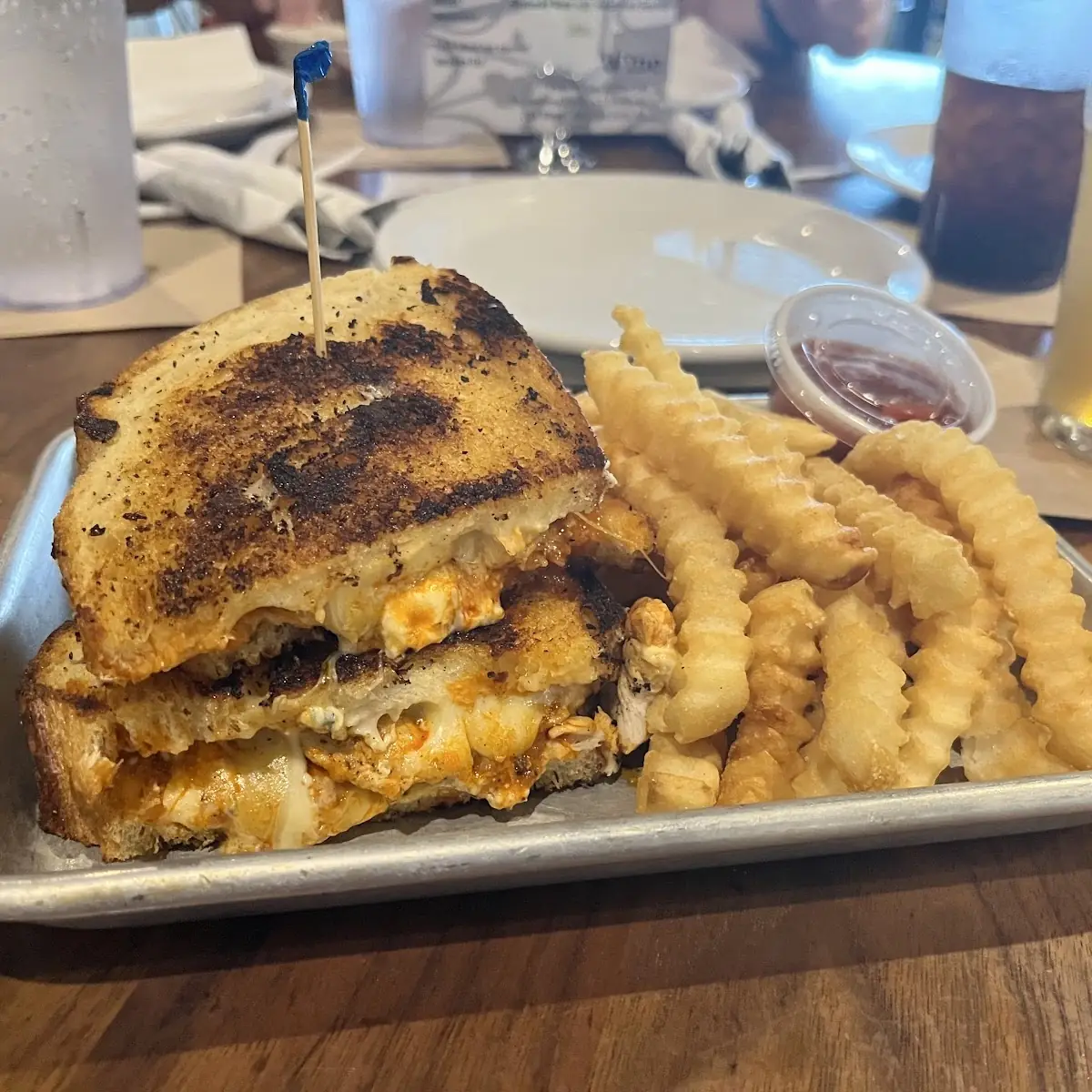 Buffalo Grilled Cheese Sandwich