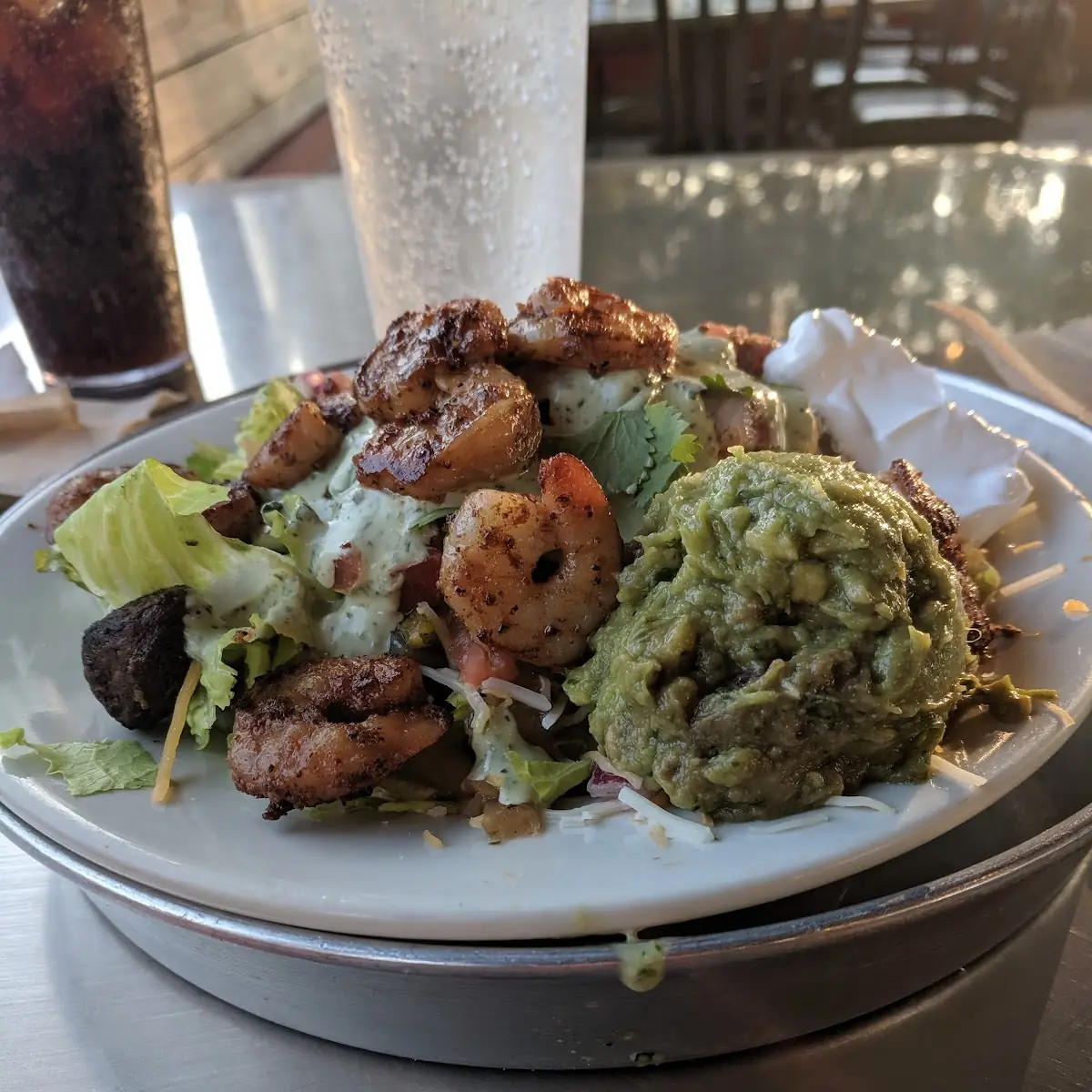 Taco Salad with Shrimp