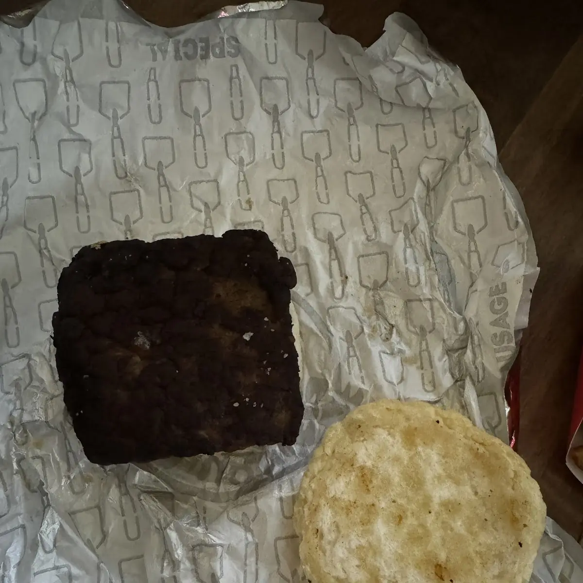 Sausage Biscuit Sandwich
