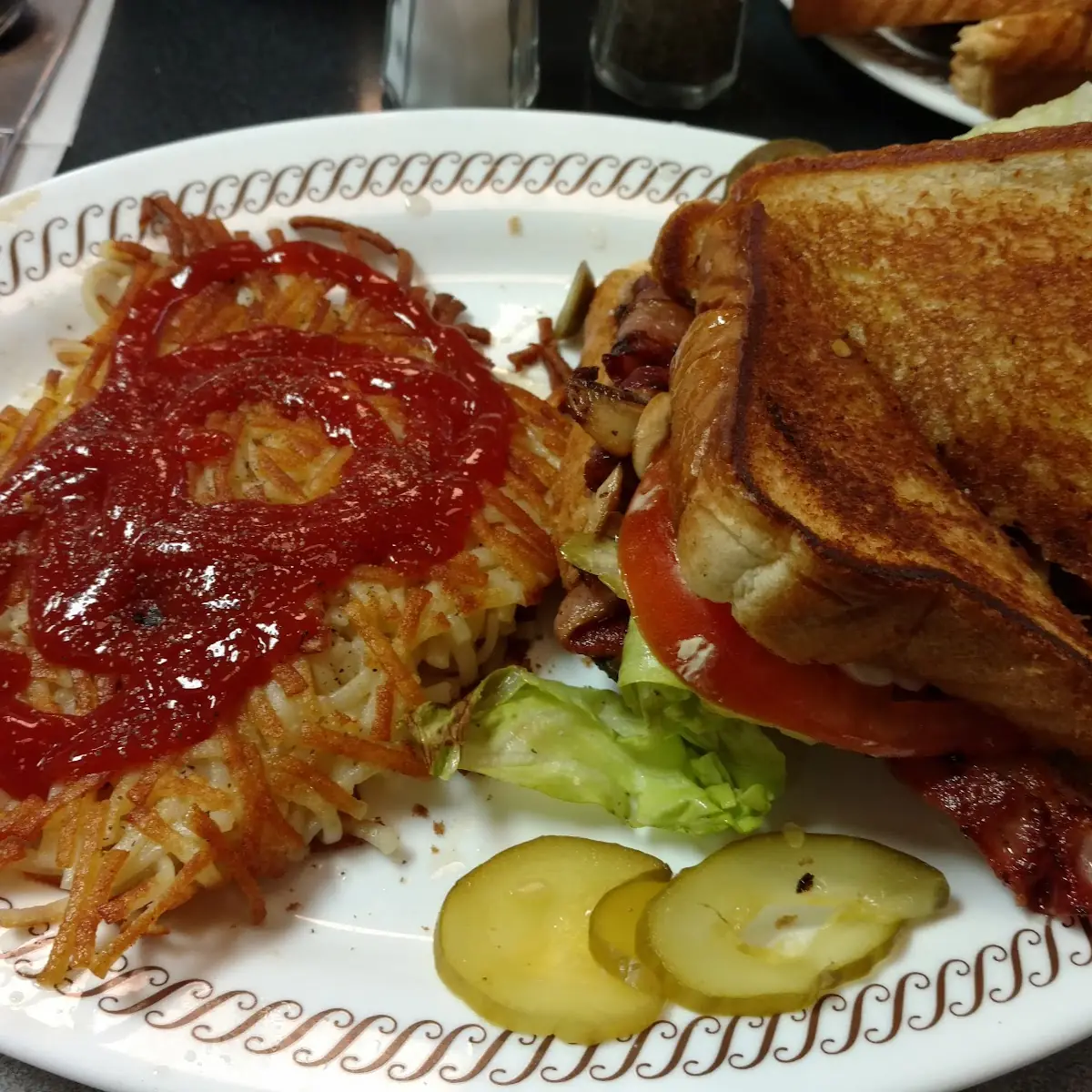 blt with Hash Browns