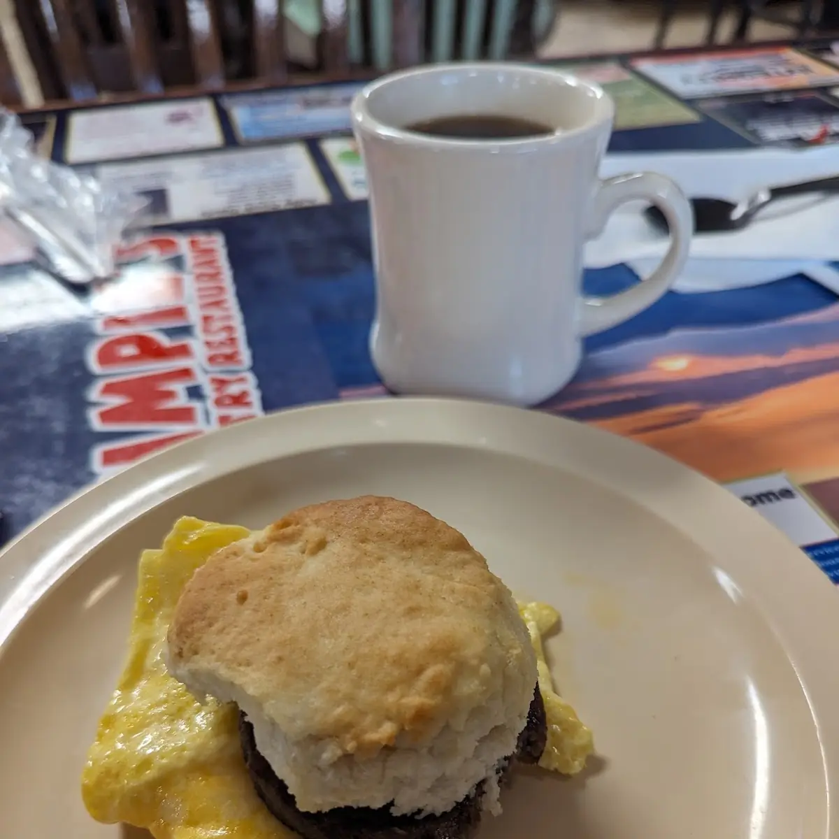 Sausage Egg and Cheese Biscuit