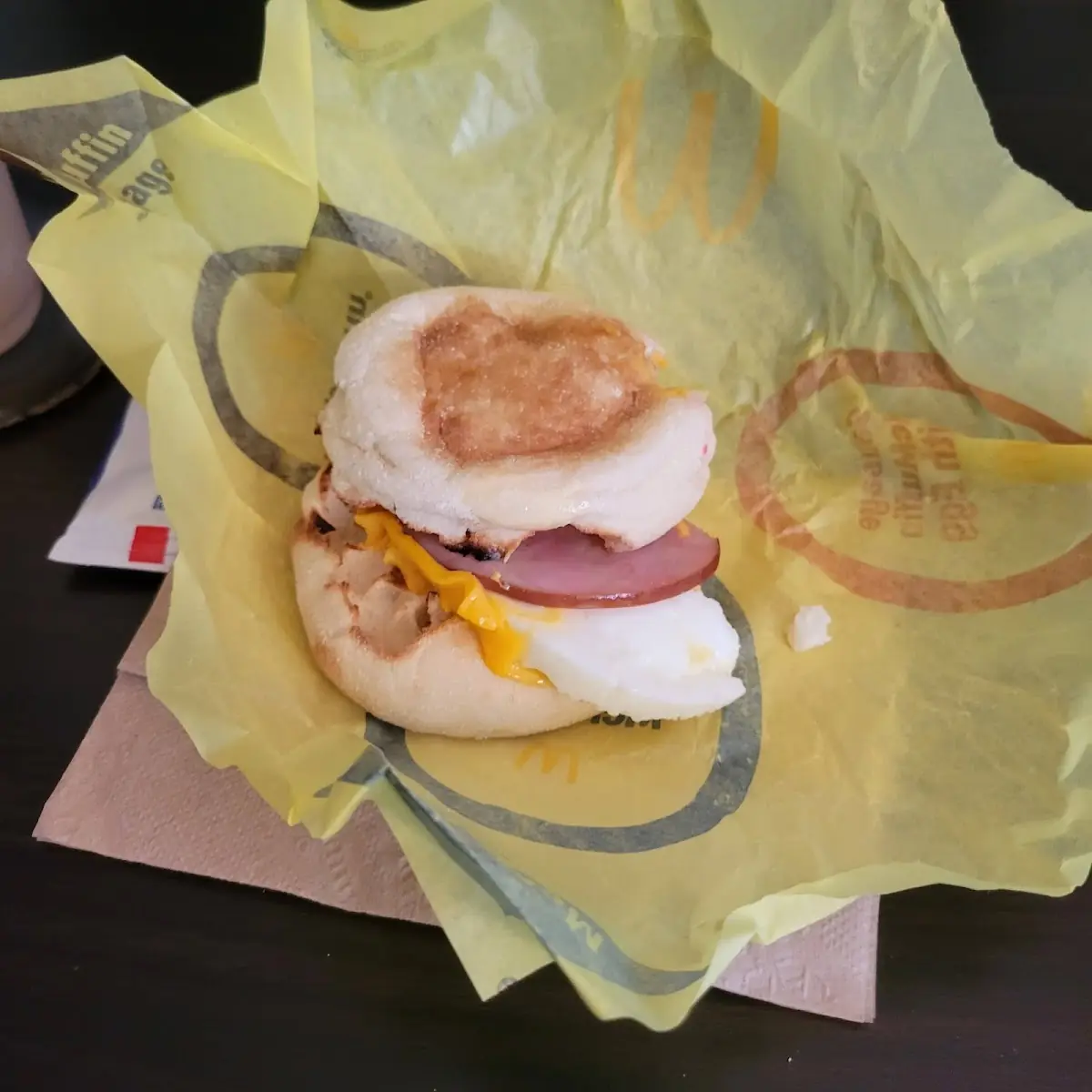 Ham Egg and Cheese Bisquit