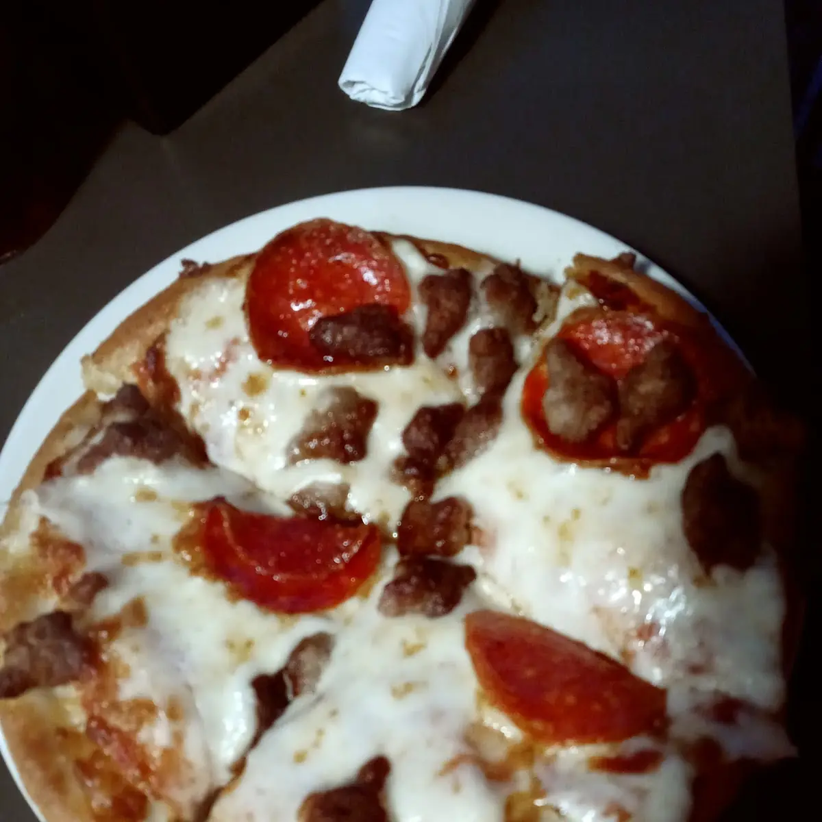 Pepperoni Beef Personal Pizza