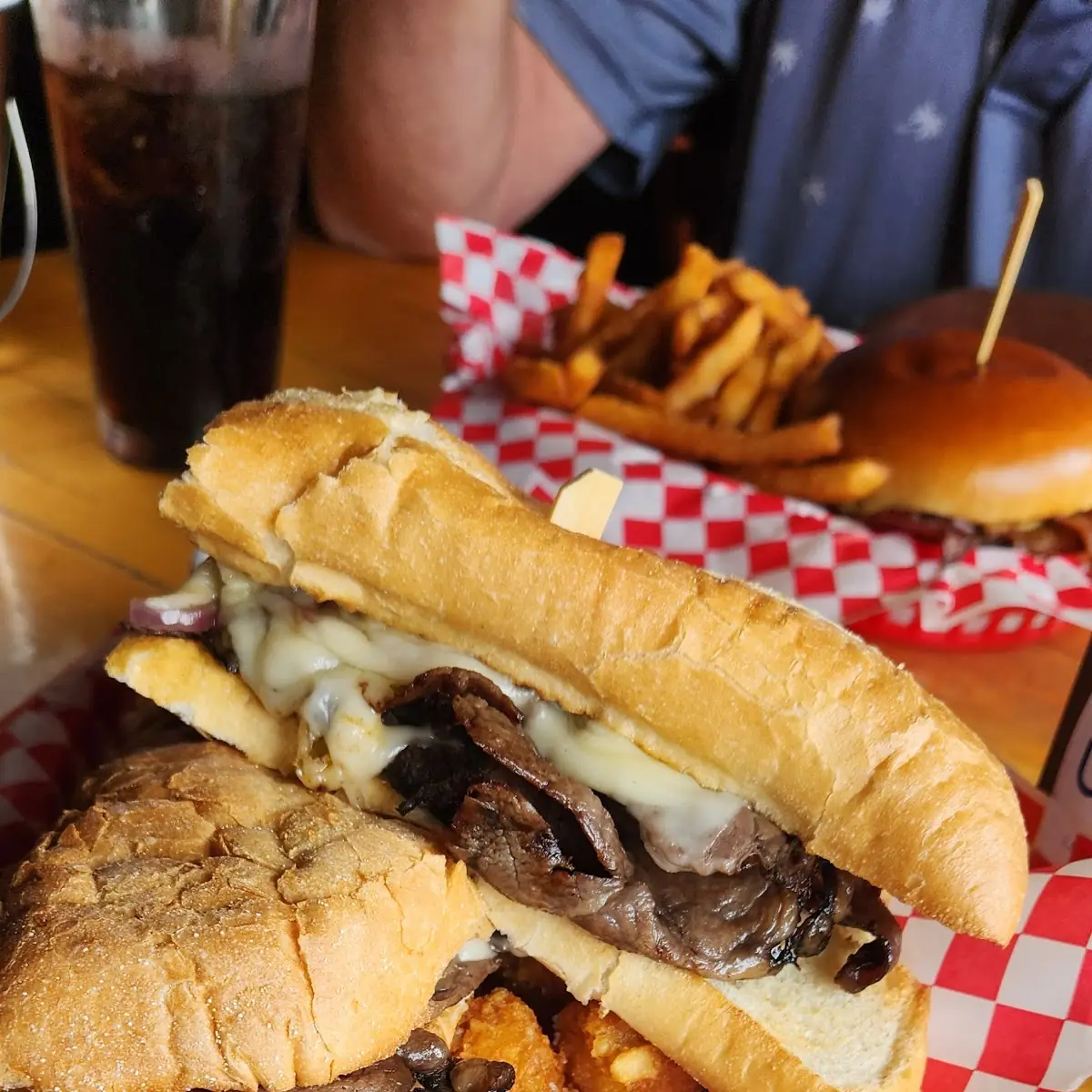 French Dip with Tots