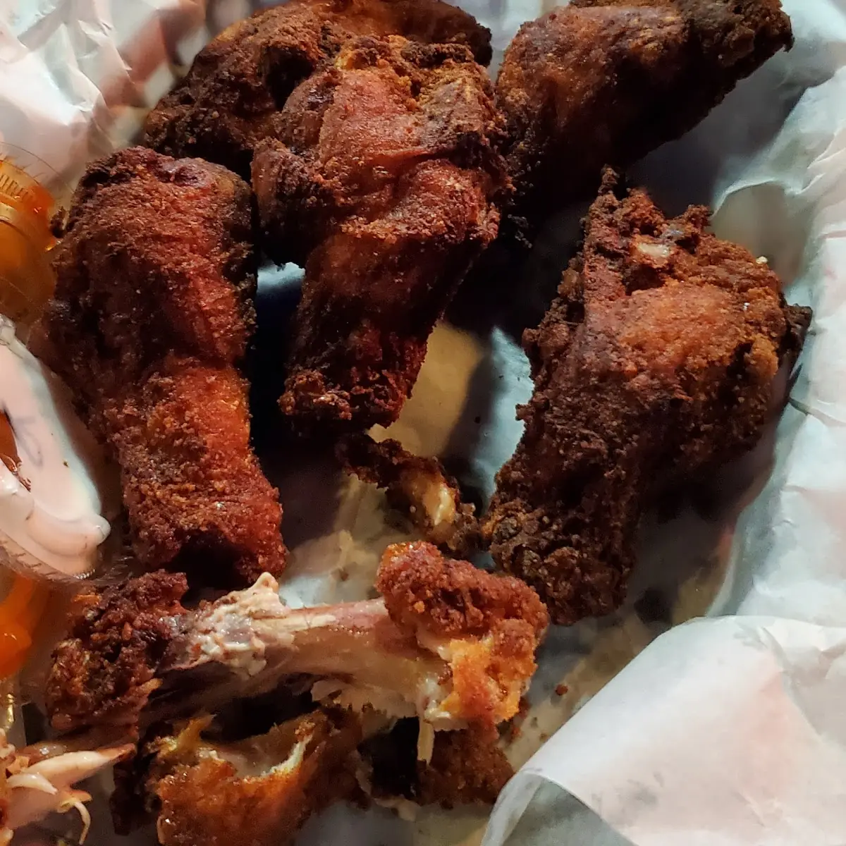 Burnt Chicken Wings