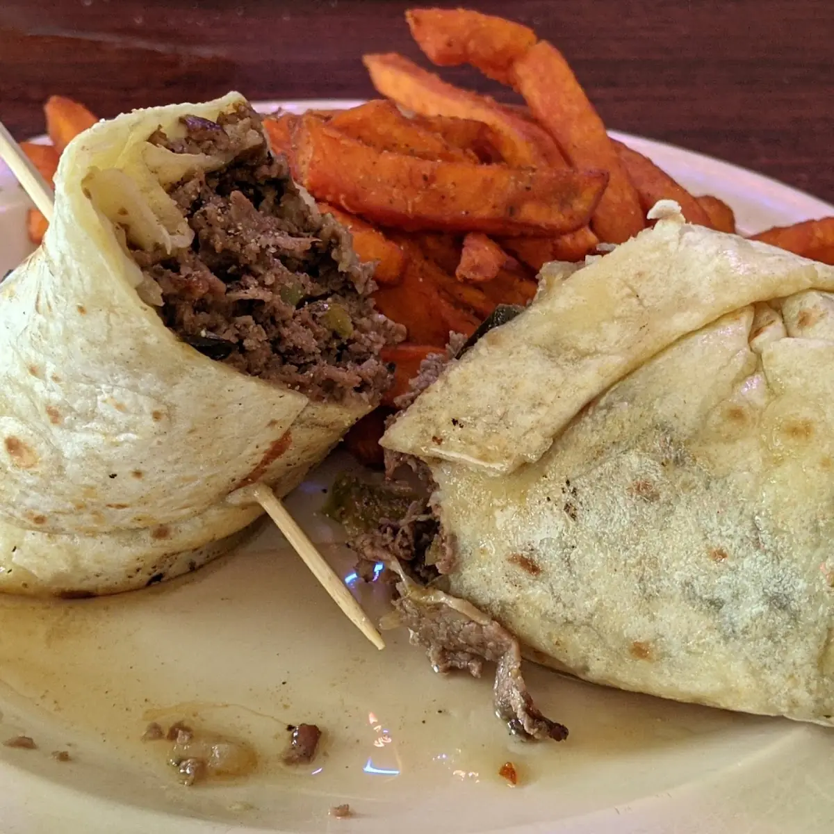 Speed to Be a Philly Cheese Steak Wrap