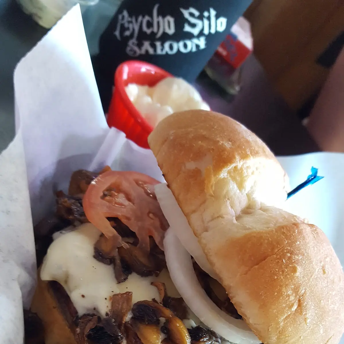 Mushroom Swiss Burger