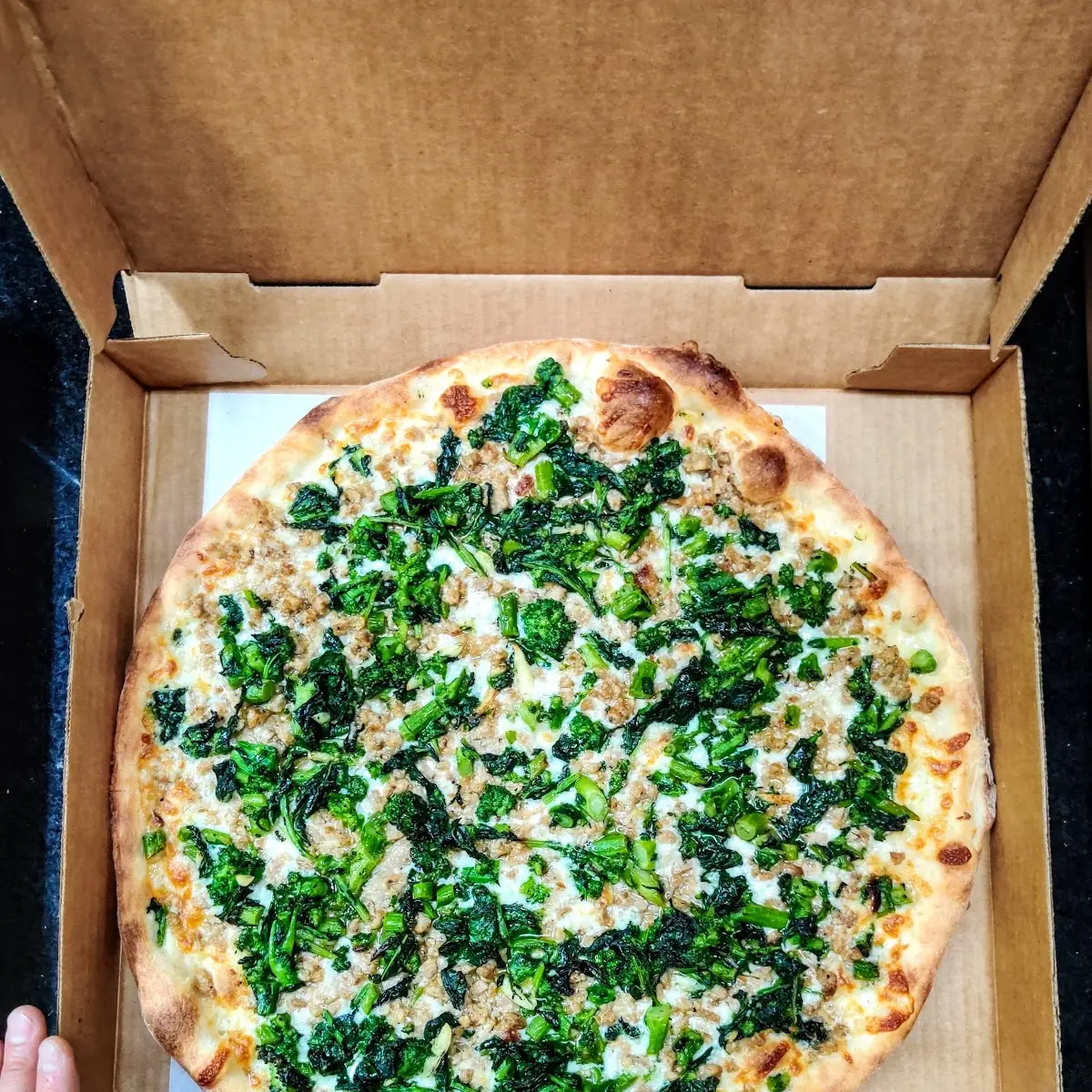 lg Broccoli Rabe & Sausage Pizza