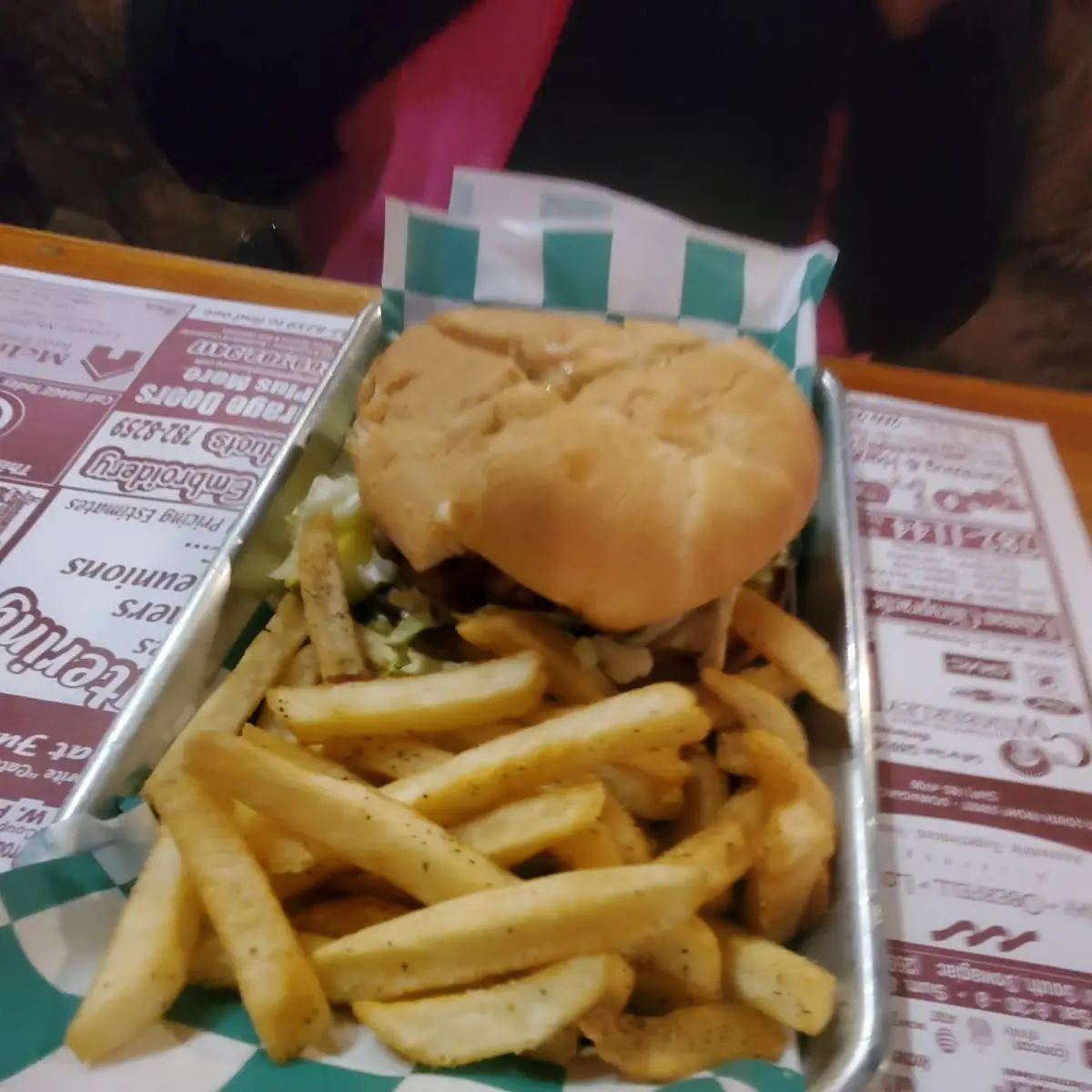 Maple Bacon Onion Burger