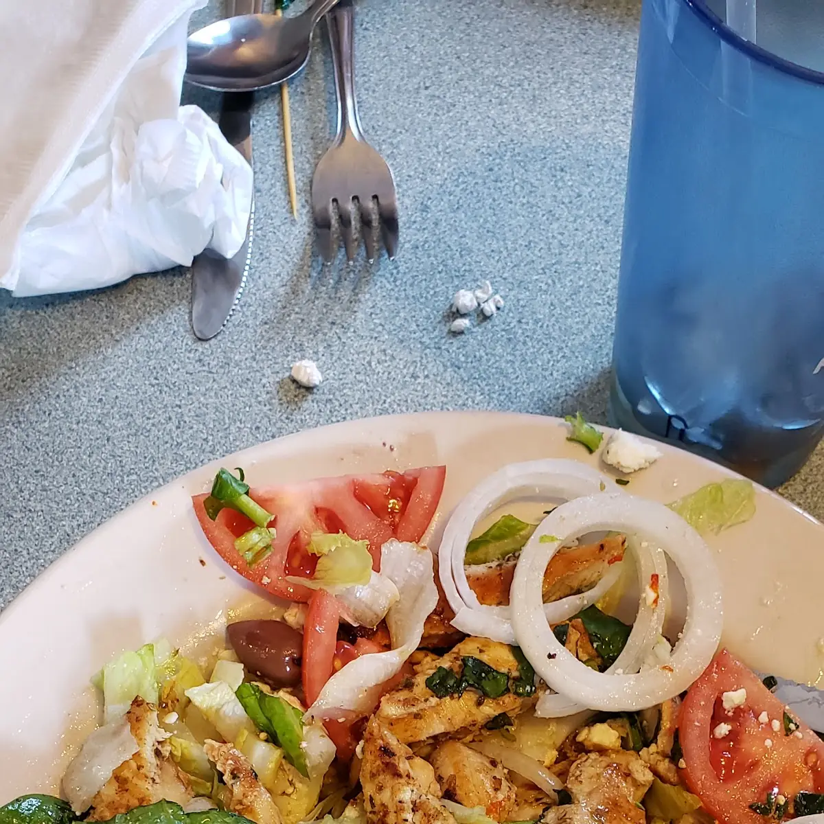 Mediterranean Chicken Melt