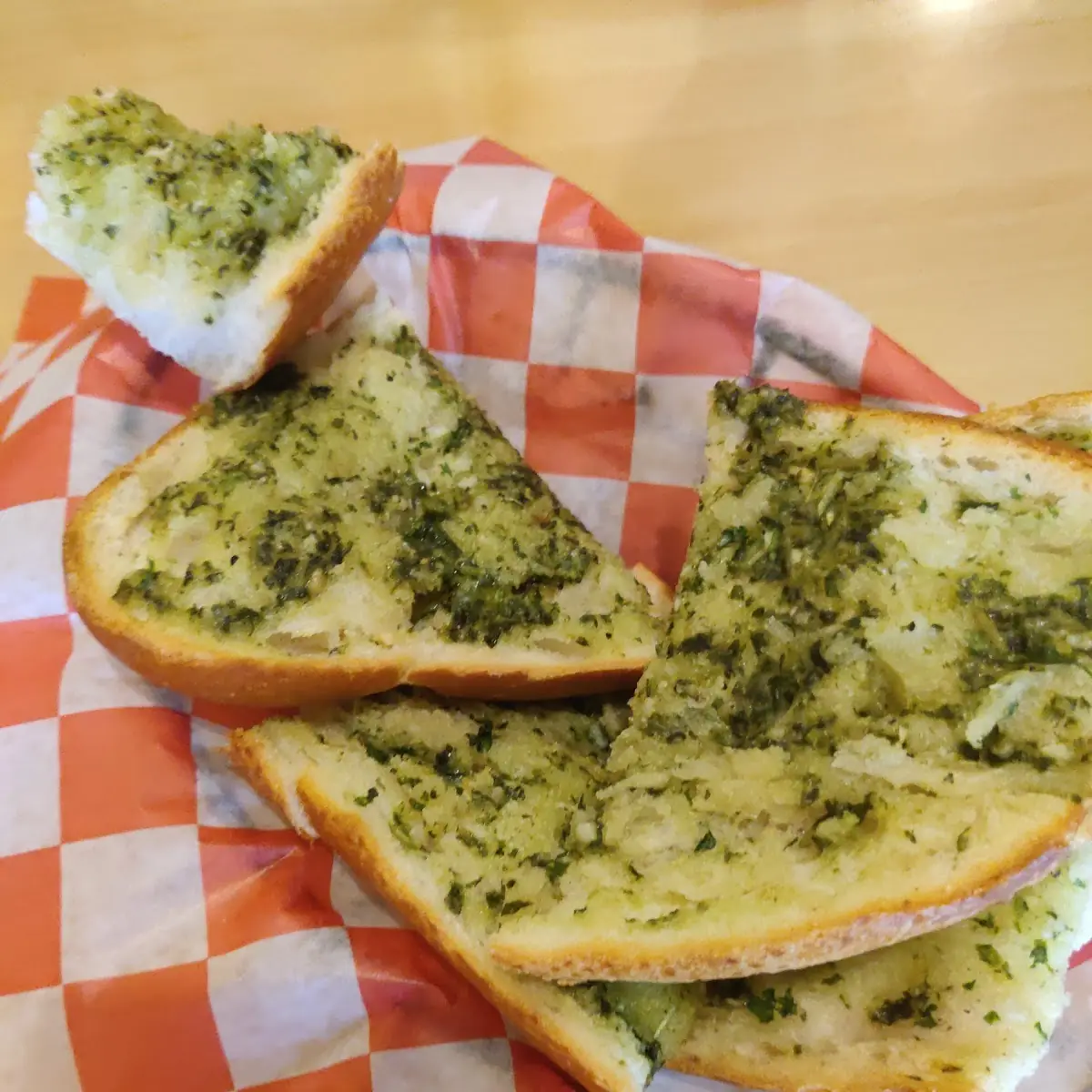 Pesto Garlic Bread