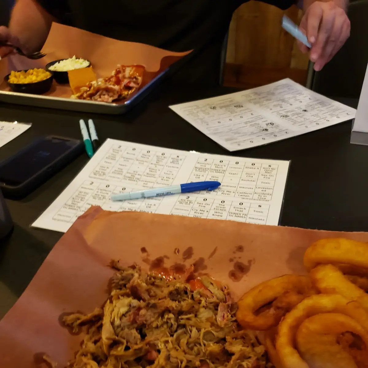 Pulled Pork and Onion Rings