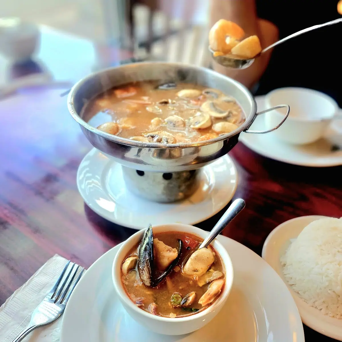 Tom Yum Talay Seafood Combo