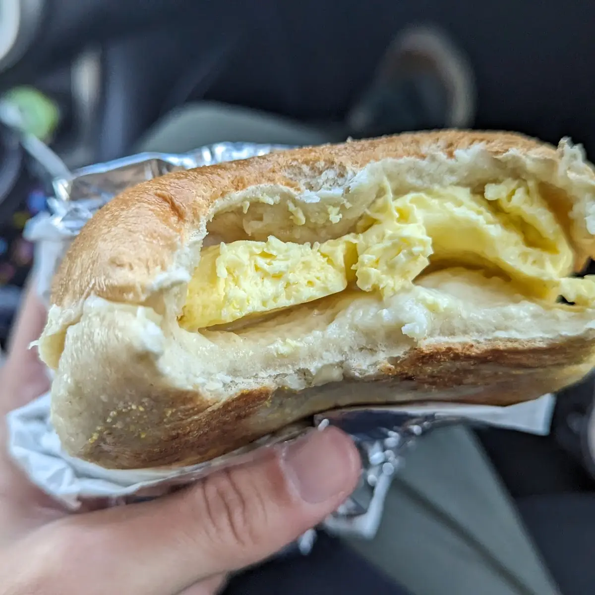 Eggs and Cheese Sandwich