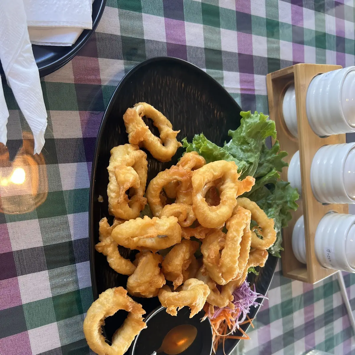 Fried Calamari with Dipping Sauce