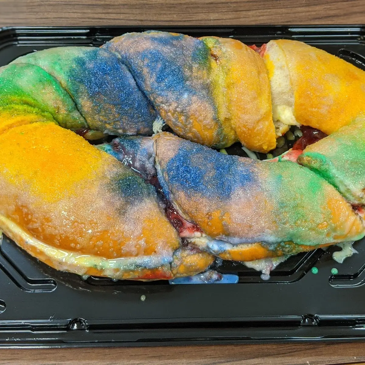 Strawberry Cream Cheese King Cake