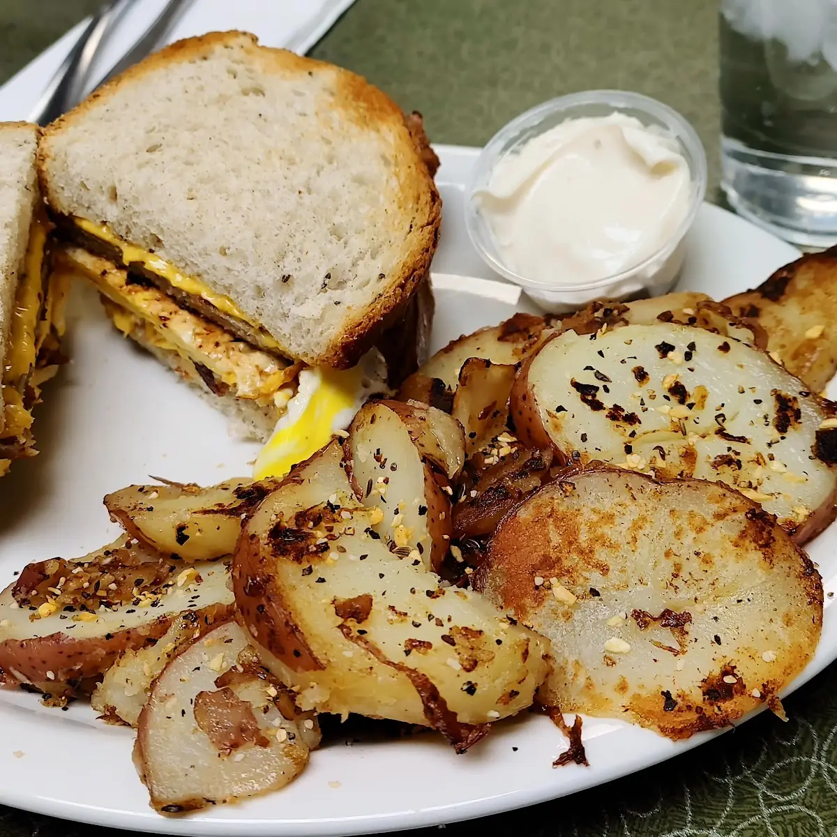 Breakfast Sandwich on Rye
