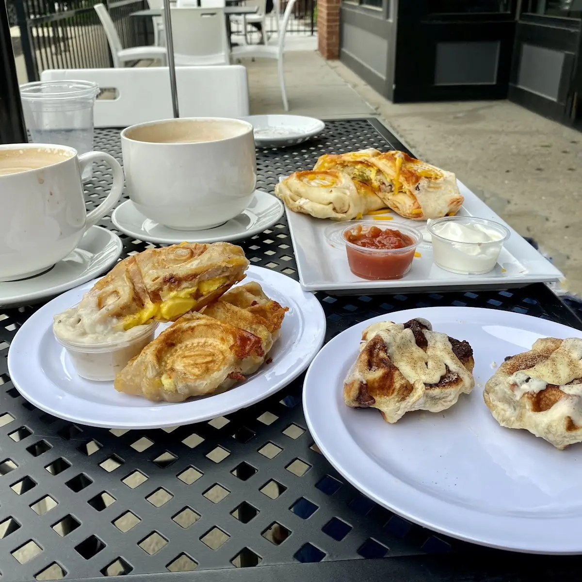 Breakfast Burrito Womelette with Nana’S Cinnamon Rolls